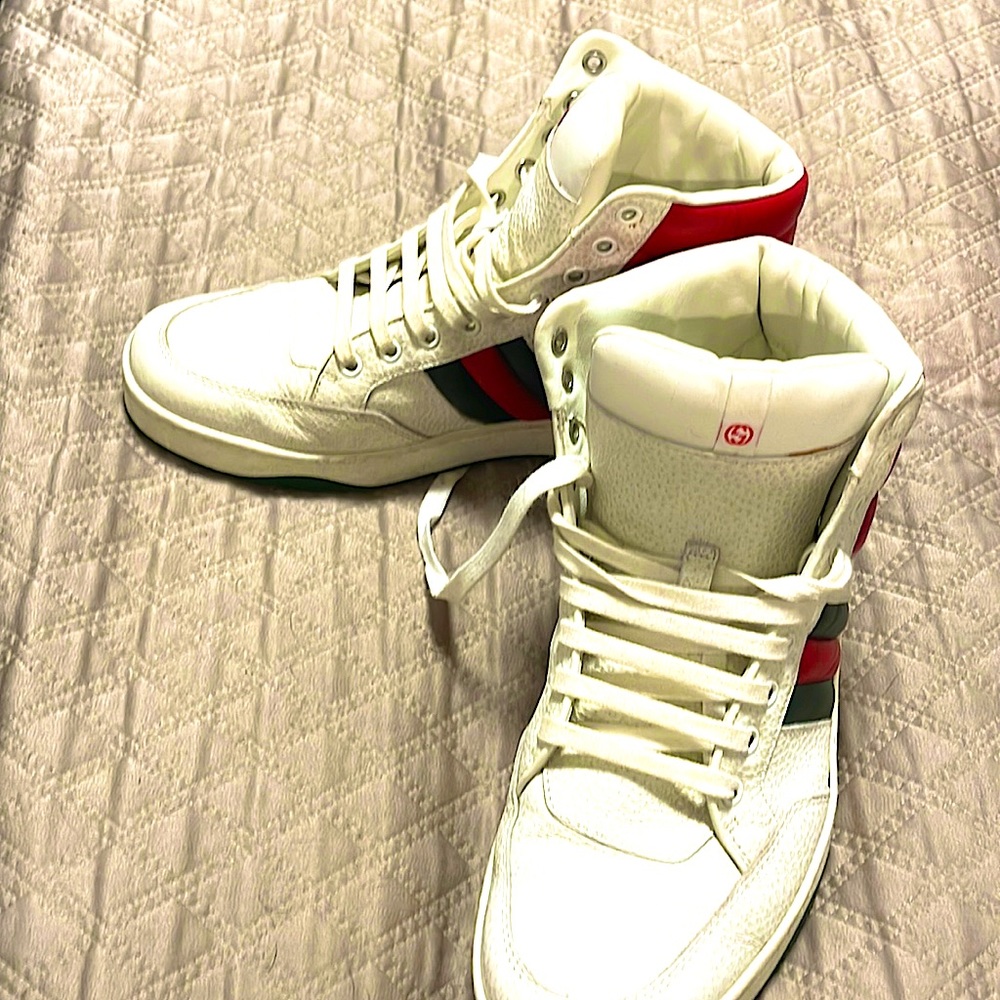 Gucci Ronnie Padded High 'White red green